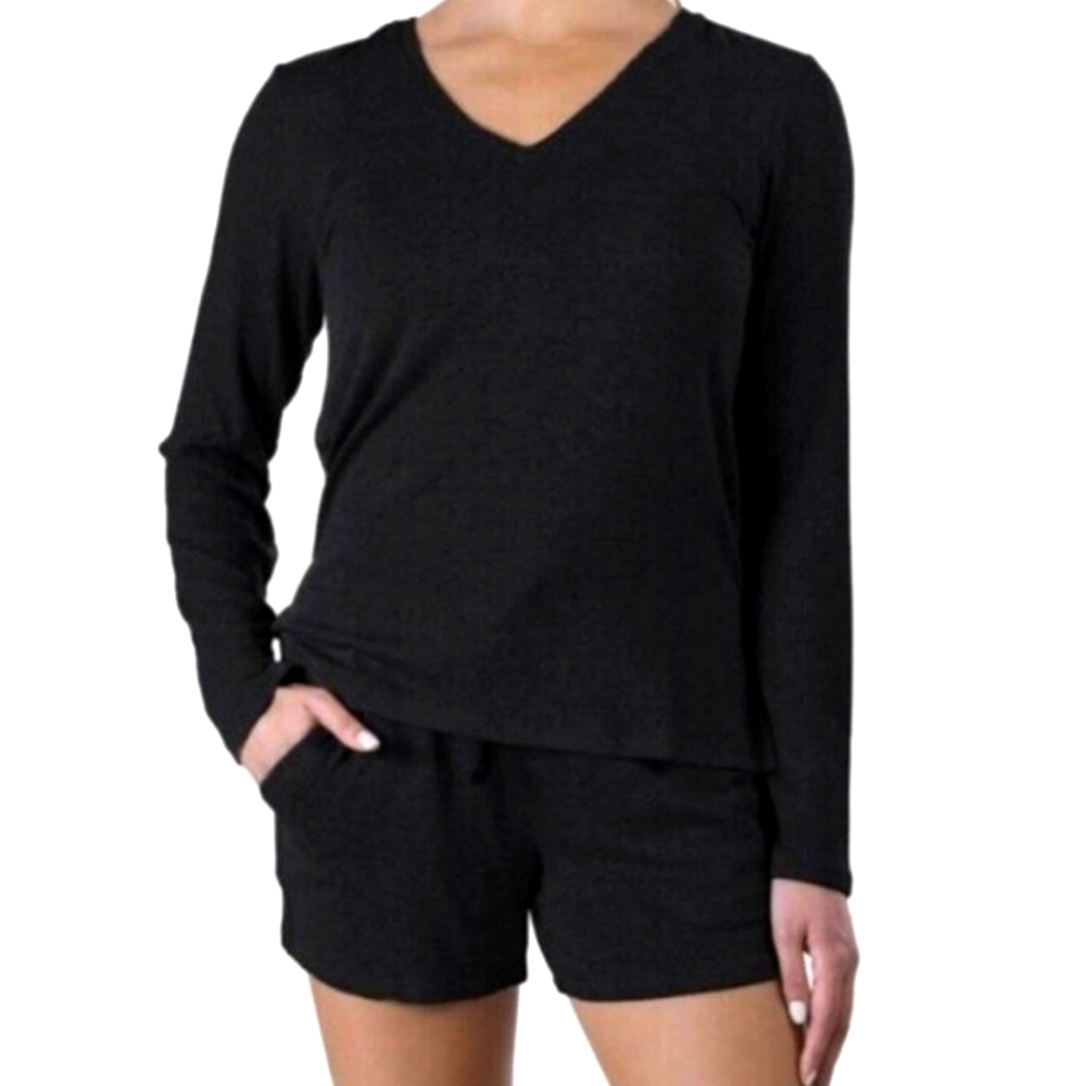 Natori Black Loungewear Set Small